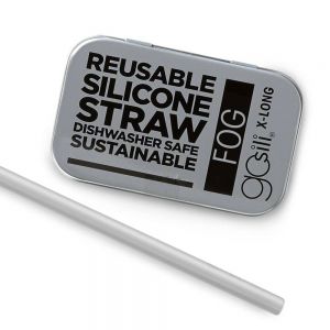 Gosili EXTRA-LONG SINGLE STRAW + TRAVEL CASE FOG