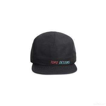 Topo Designs GLOBAL PACK CAP BLACK