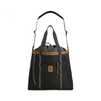 Topo Designs MOUNTAIN UTILITY TOTE BLACK/NEUTRAL