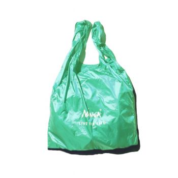 NANGA POCKETABLE ECO BAG(LIVE THE LIFE) (LIME)